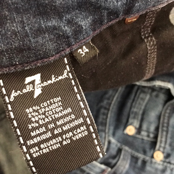 Size 34. 7 for all mankind - Picture 4 of 4